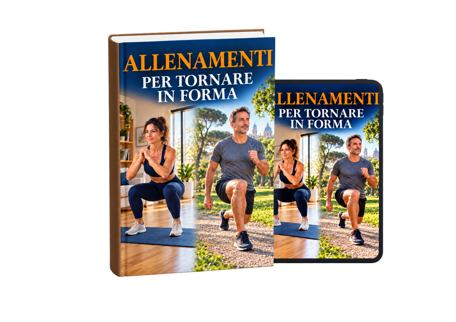 Mockup del bonus Allenamenti per Tornare in Forma